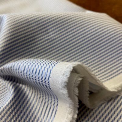Balmoral 15 blue striped fabric