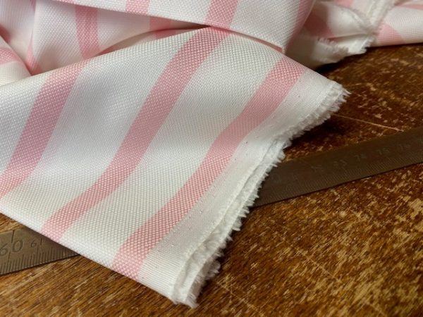 Royal oxford 83 pink striped fabric