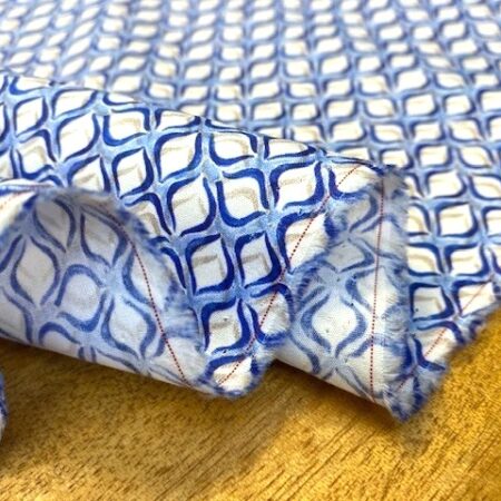 Hampton 429 tan print fabric