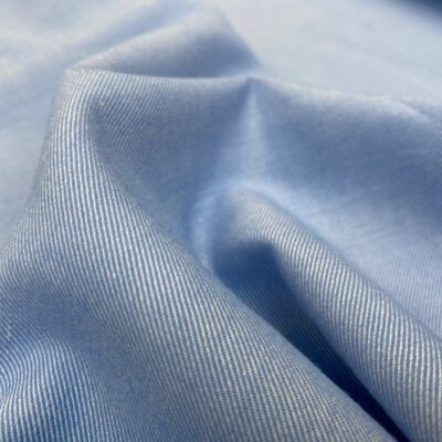 Fife plain bluebell brushed cotton