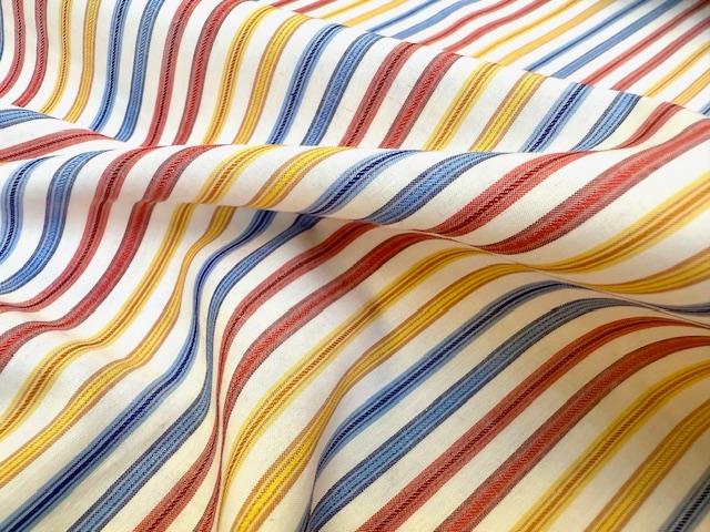 Hampton 29 red striped fabric