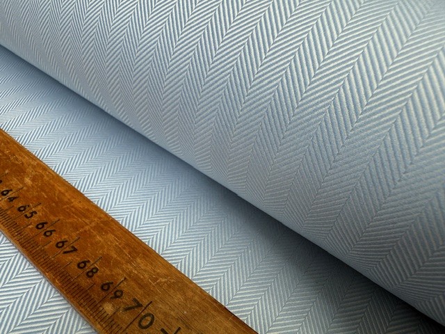 Balmoral 200 sky herringbone