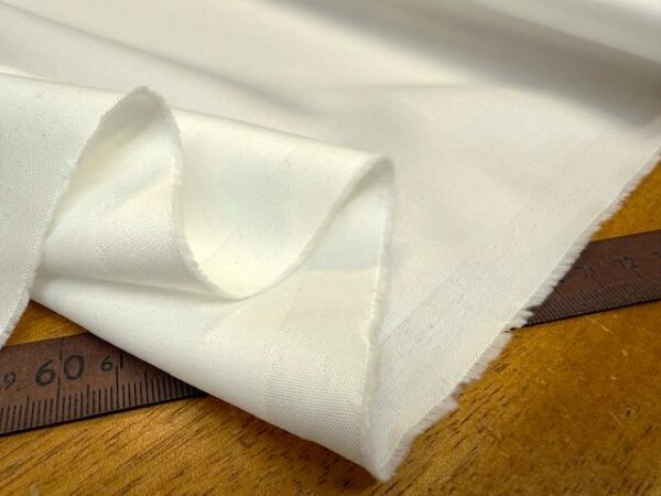 Lakeside ecru non iron sateen fabric
