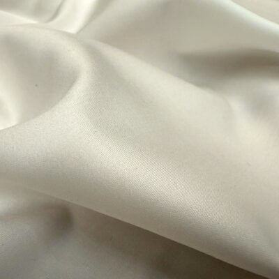 Lakeside ecru non iron sateen fabric