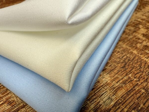 Lakeside ecru non iron sateen fabric