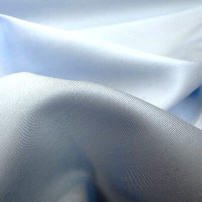 Lakeside sky non iron sateen fabric