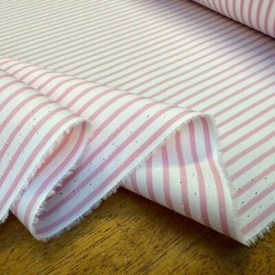 King AC4 pink striped fabric