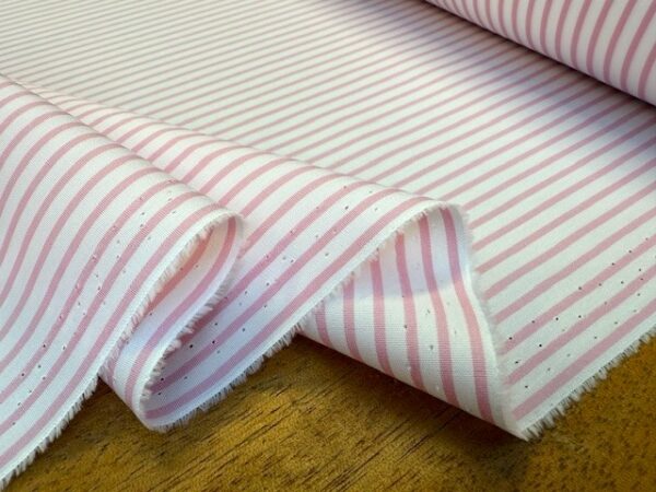 King AC4 pink striped fabric