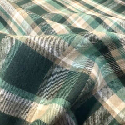 Sterling 15 Green brushed cotton