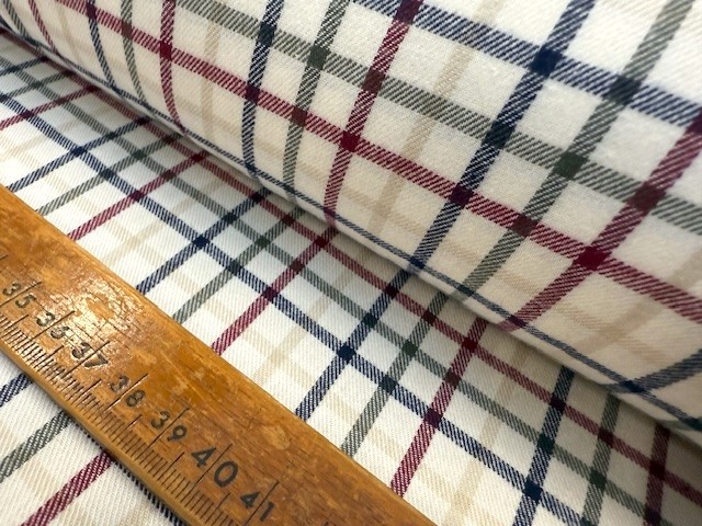 Fife 67 wine brushed cotton