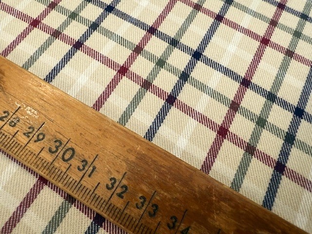 Fife 68 wine brushed cotton