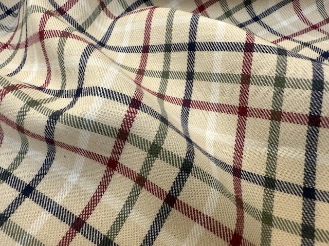 Fife 68 wine brushed cotton