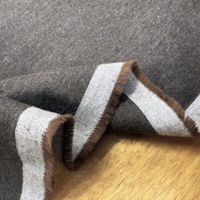 Fife chestnut brushed cotton melange