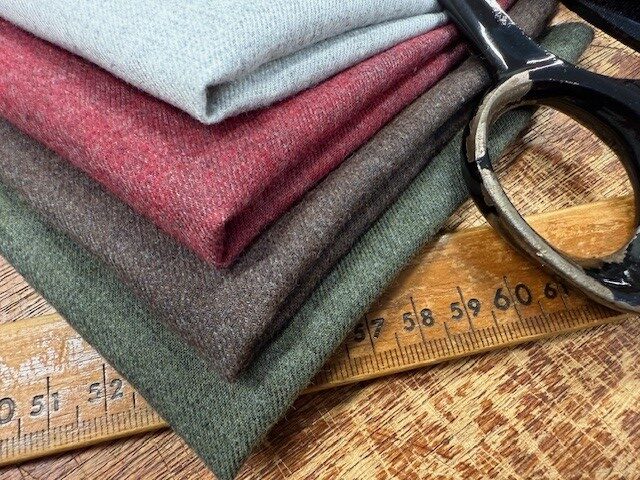 Fife spruce brushed cotton melange