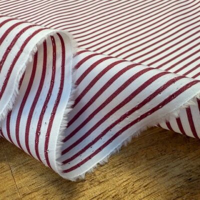 King AC4 wine striped fabric
