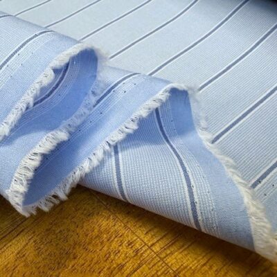 Regent NL blue striped fabric
