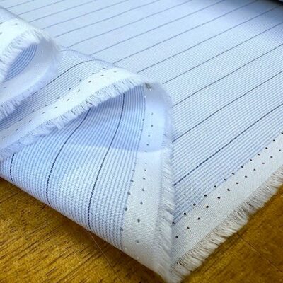 Regent NR blue striped fabric