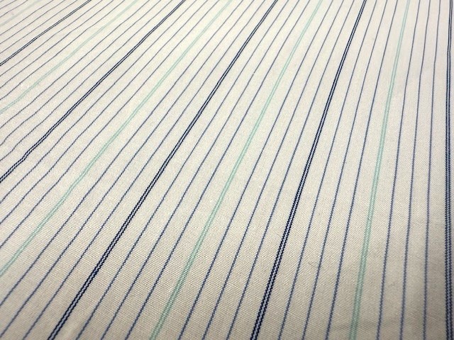 Regent 21 aqua striped fabric