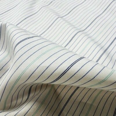Regent 21 aqua striped fabric
