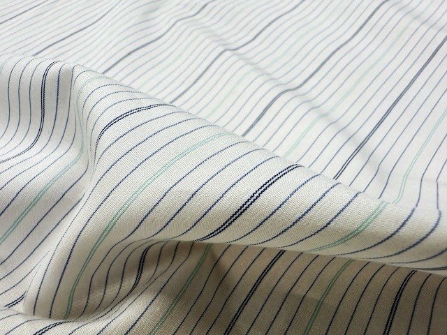 Regent 21 aqua striped fabric