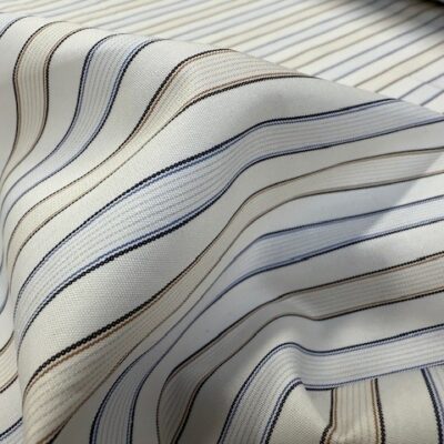 Regent 23 tan striped fabric