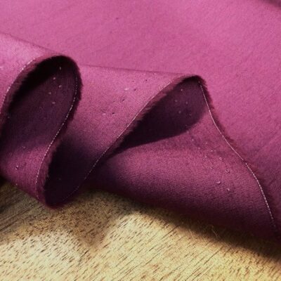 Nelson plain claret cotton poplin