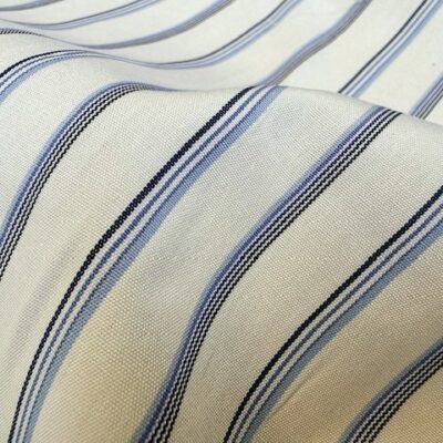 Regent 26 blue striped fabric