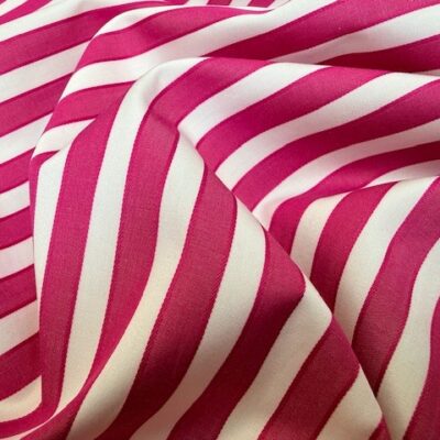 Regent 30 cerise striped fabric