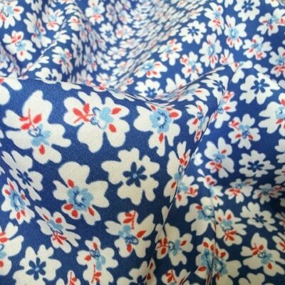 Hampton 455 blue print fabric