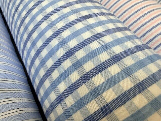 King HP Sky Checked Fabric