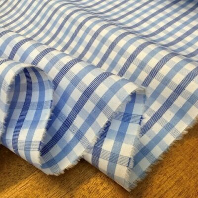 King HP Sky Checked Fabric