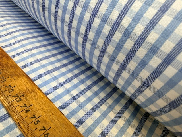 King HP Sky Checked Fabric