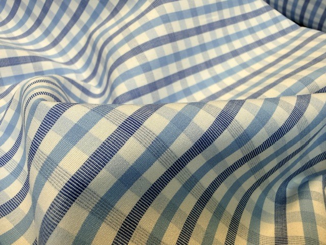King HP Sky Checked Fabric