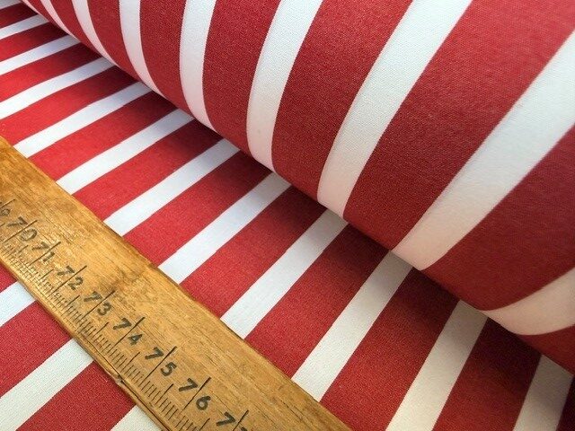 King OP Wine Striped Fabric