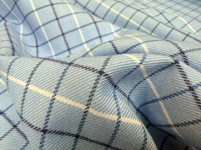 Patterdale 25 Sky brushed cotton
