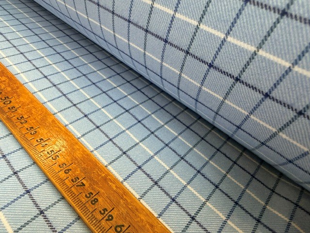 Patterdale 25 Sky brushed cotton