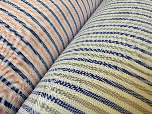 Pinpoint PC pink striped fabric