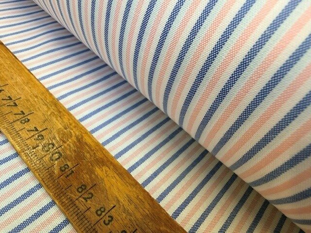 Pinpoint PC pink striped fabric